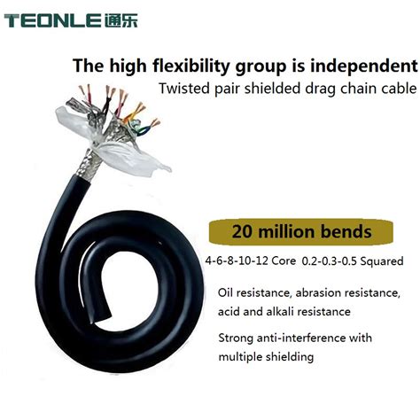 Trvvpps High Flexible Twisted Pair Shield Towing Chain Signal Line