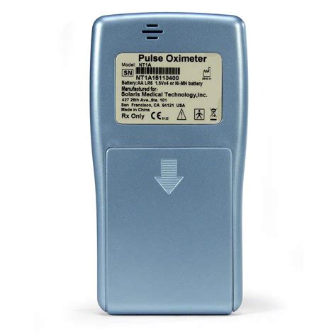 Solaris Pulse Oximeter Hand Held W Alarm AED Superstore NT1A