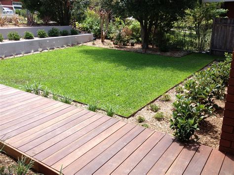 Hardwood Timber Boardwalk Leading To Front Door