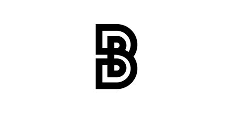 With A White B Logo Logodix