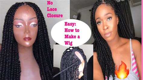 How To Make A Braided Wig Easy And Detailed Crochet Passion Twist