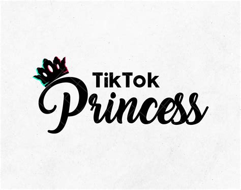 Tiktok Princess Svg Tik Tok Design Tiktok Logo Svg Tiktok Etsy Images