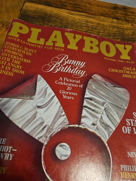 Playboy 324 December 1980 Gala Christmas Issue Pmom Terri