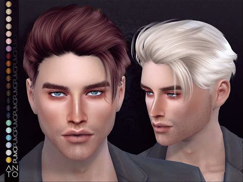 Anto Puma Hairstyle Sims 4 Hair Male Sims Hair Hairstyle