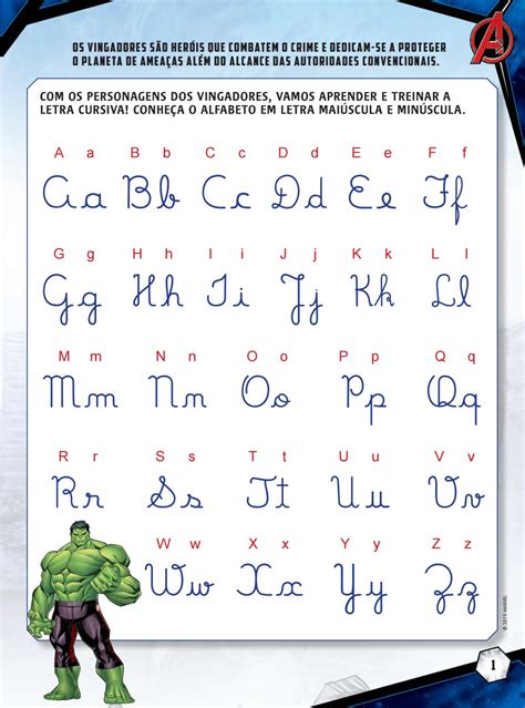 Alfabeto Letra Cursiva Maiúscula E Minúscula Para Imprimir Modisedu
