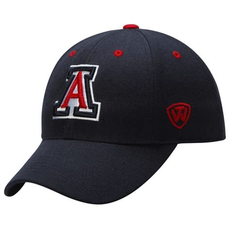 Mens Arizona Wildcats Top Of The World Navy Blue Dynasty Memory Fit