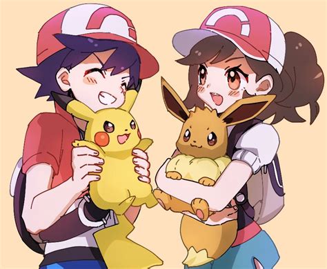 Pikachu Eevee Elaine And Chase Pokemon And More Drawn By Ankea A Ramo Do Danbooru