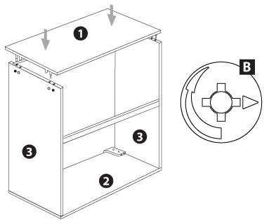 Please note for 24 deep wall cabinets the shelf has to go in before the back is attached. Solid Wood Kitchen Cabinets - 800mm - 1200mm Wall Assembly ...