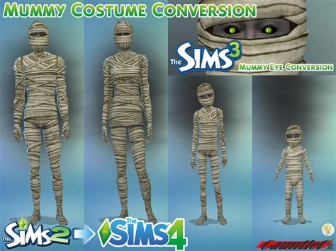 Sims2 To Sims4 Mummy Costume Conversion By Gauntlet101010 On Deviantart