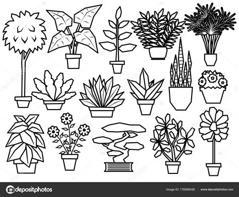 CRMla Dibujos Animados De Plantas Para Colorear