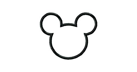 Mickey Mouse Ears Silhouette At Getdrawings Free Download