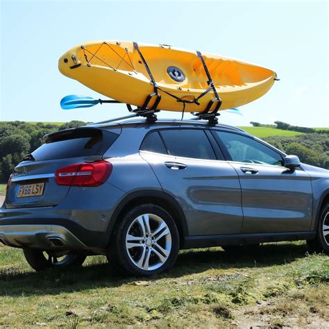 Legacy Double J Bars Car Roof Rack Kayak Canoe Carrier Universal H Duty