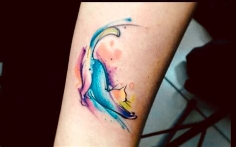 Sep 04, 2017 · 21 adorable dolphin tattoo ideas for ladies. WATERCOLOR DOLPHIN TATTOO ON ARM | Tattoos, Arm tattoo ...