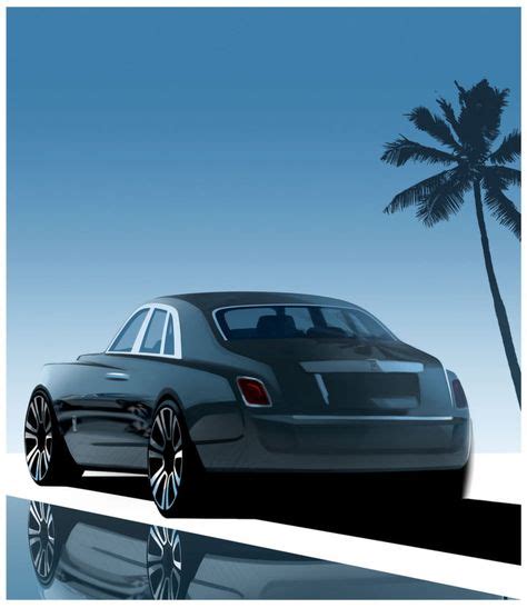 Rolls Royce Phantom Viii Design Render Illustration Rolls Royce