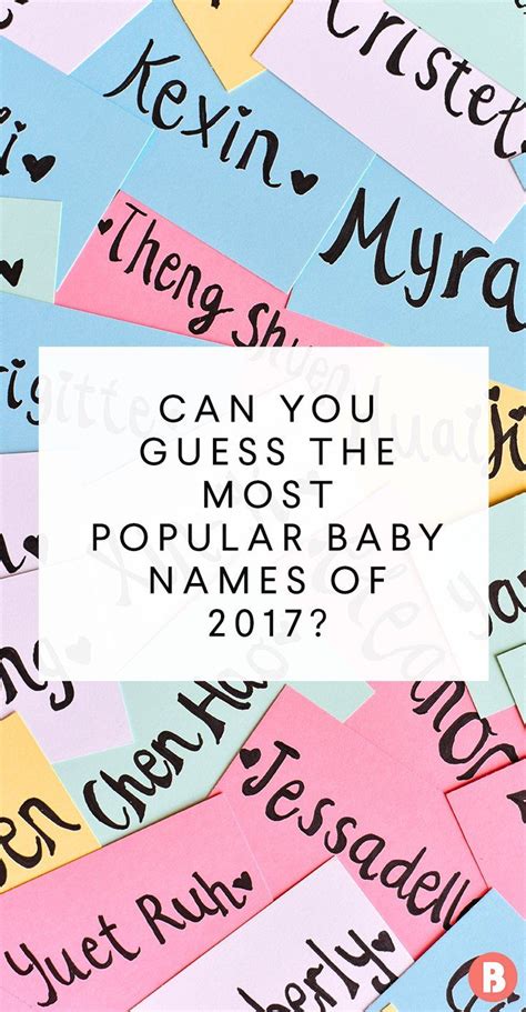 Nameberry Releases Most Popular Baby Names Of 2017 Popular Baby Names