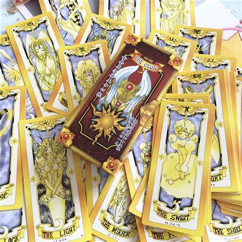 Anime Cardcaptor Sakura Kinomoto Cosplay Prop Clow Tarot Card Set