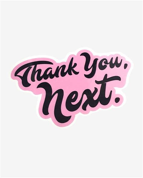 Thank You Next Sticker Adesivos Legais Adesivos Adesivos Tumblr