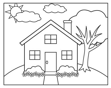 40 Desenhos De Casa Para Colorir Como Fazer Em Casa