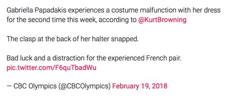Winter Olympics Broadcaster Defends Slow Mo Replay Of French Skaters Wardrobe Malfunction