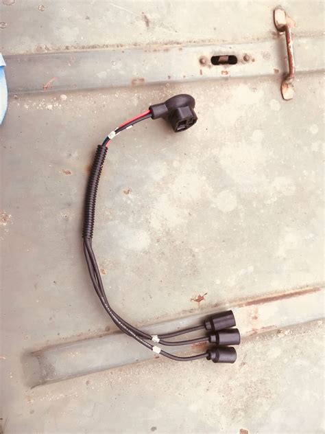 this wiring harness and the picture of the headlight lenses is a conversion from the 24vdc