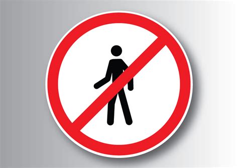 No Entry Sign Download Free Vector Illustration