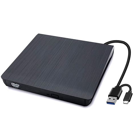 External Usb And Type C Cd Dvd Drive Hfan Usb 30 And Type C Dual Port