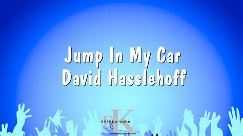 Jump In My Car David Hasslehoff Karaoke Version Youtube