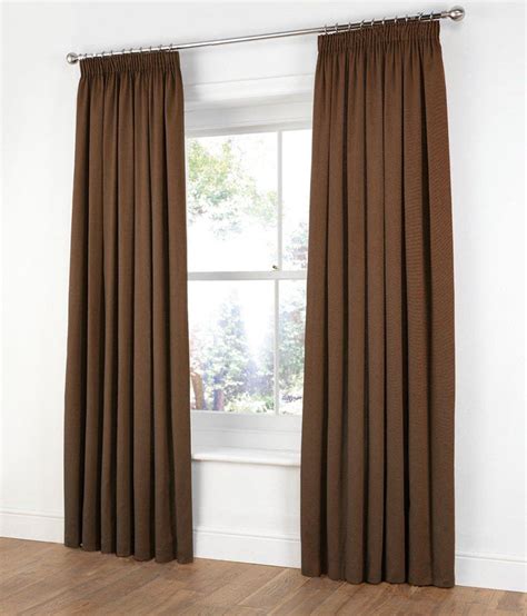 From sliding doors, to french doors, sidelight panels, and more, it's important to be able to cover your windows if need be with door window curtains from bed bath. Parda Plus Set of 10 Door Eyelet Curtains Solid Brown ...
