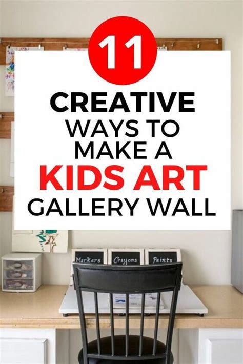 11 Creative Ways To Display Kids Artwork In 2020 Displaying Kids