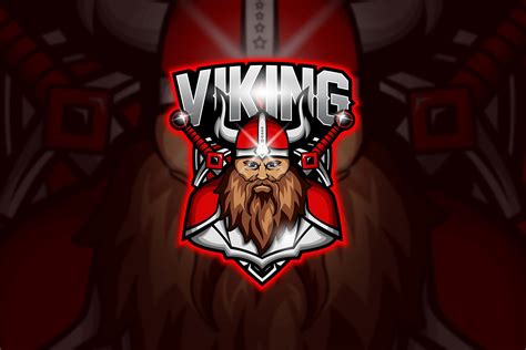 Viking Mascot And Esport Logo Mascot Vikings Cool Logo
