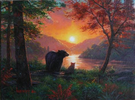 Mark Keathley Infinity Fine Art Bear Paintings