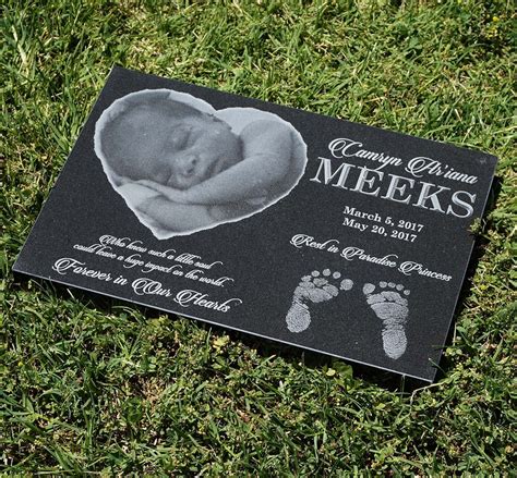 Custom Engraved Granite Memorial Headstone Marker Headstones Grave