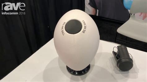 Infocomm 2018 Big Mic Ball Features Throwable Microphone Ball In Round