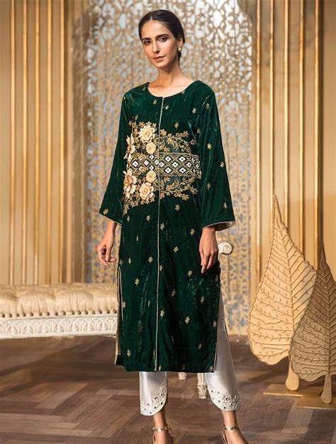 khas luxury pret formal silk and velvet kurtis collection 2022