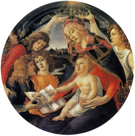 Sandro Botticelli Madonna Of The Magnificat Giorgio Vasari