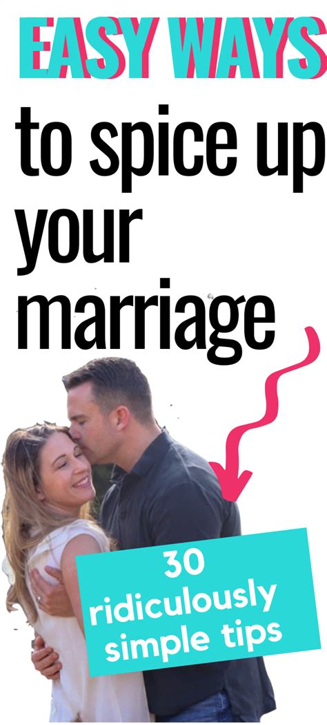 30 Ways To Spice Up Your Marriage Spice Up Marriage Spice Things Up Spice Up Relationship
