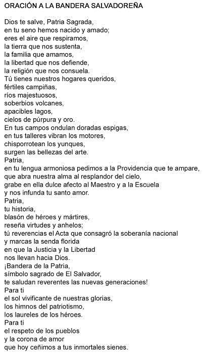 Himno Nacional De El Salvador Letra Completa Slidesharefile