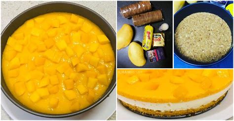 The natural sweetness and flavor of mangoes make a refreshing yet rich, smooth and creamy classic baked cheesecake recipe with mango filling. Resipi Mango Cheesecake Mudah! Tak Perlu Oven & Mixer ...