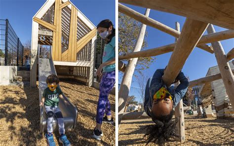 Georgetown Day School Natural Wood Playground Junior Treehouse Tower