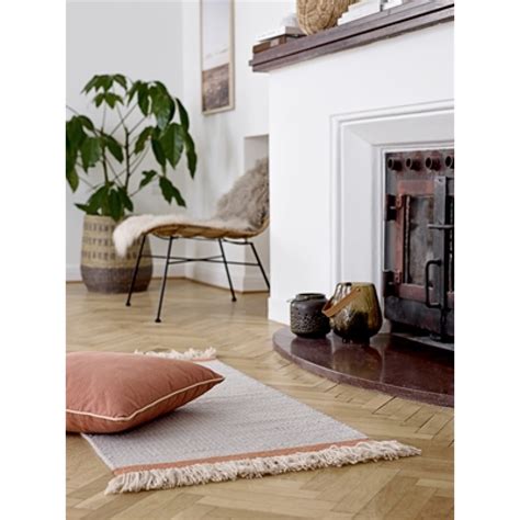 Natur teppich jetzt günstig online kaufen. Teppich Wolle natur/orange - BLOOMINGVILLE - Hier bestellen