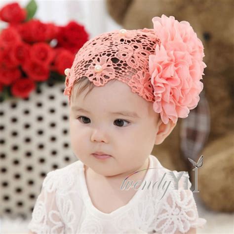 Here you can see our bows for babies with fine wispy hair. Newborn Baby Girl Kid Toddler Flower Headband Hair Bow ...