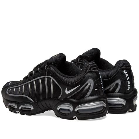 Nike Air Max Tailwind 4 Black White And Metallic Silver End Uk