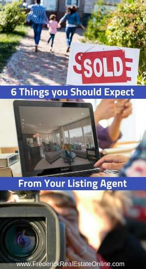 Six Things You Should Expect From A Listing Agent Frederick Real