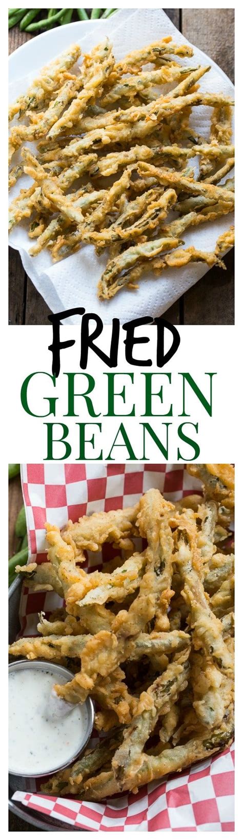 Fresh green beans are steamed and then canned with a clove of garlic and sprigs of fresh dill. Pin by KEN on hungry | Fried green beans, Fair food ...