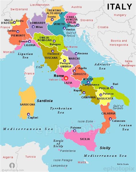 Image From Imagesitaly States Map