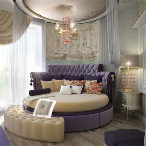 27 Round Beds Design Ideas To Spice Up Your Bedroom
