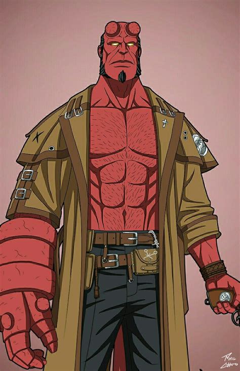 Hellboy Brpd E 27phil Cho Marvel N Dc Fantasy Character Design