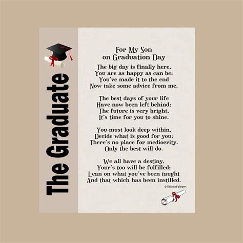 Graduation Poems