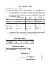 Body Composition Write Up 2 JJ Pdf Body Composition Write Up Name