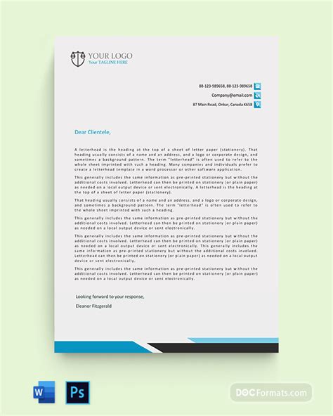 Pin On Free Letterhead Templates And Designs